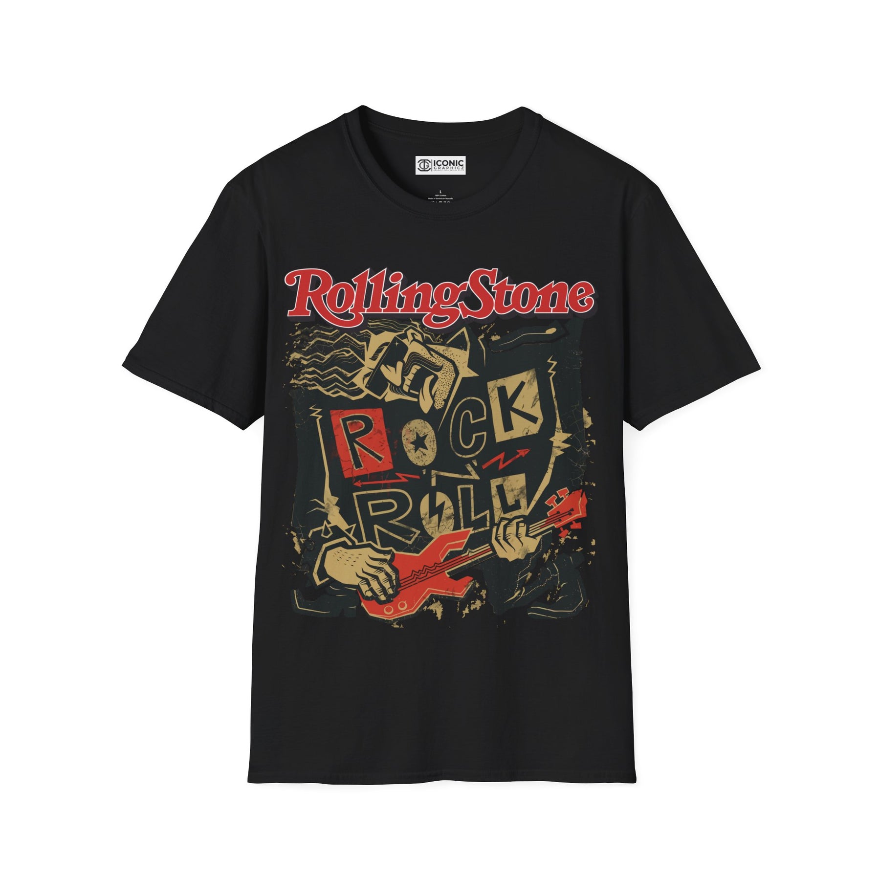 Rolling Stones T-Shirt - IGZ Clothing  - Rolling Stones Unisex Softstyle T-Shirt Best Price 26 at IGZ Clothing