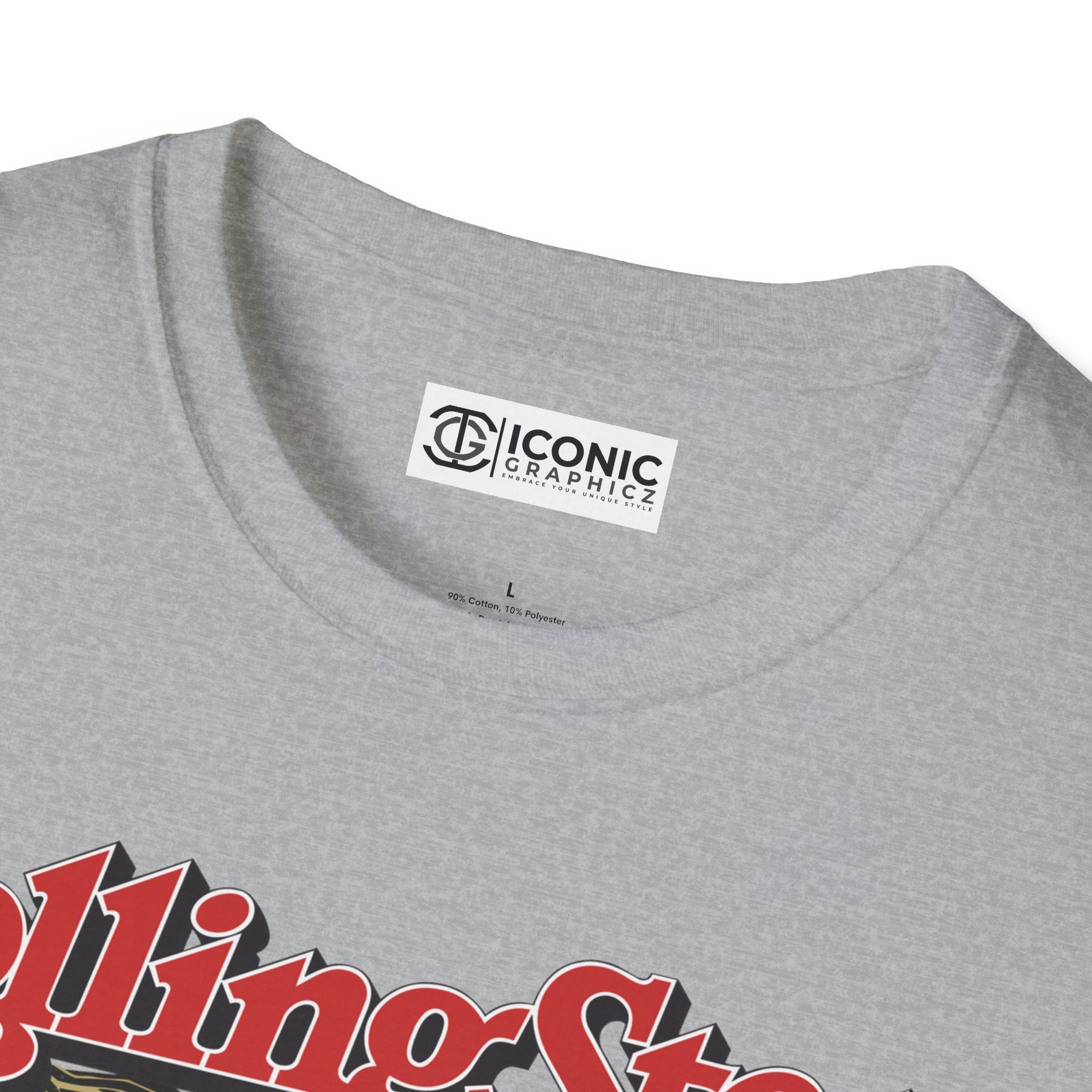 Rolling Stones T-Shirt - IGZ Clothing  - Rolling Stones Unisex Softstyle T-Shirt Best Price 26 at IGZ Clothing