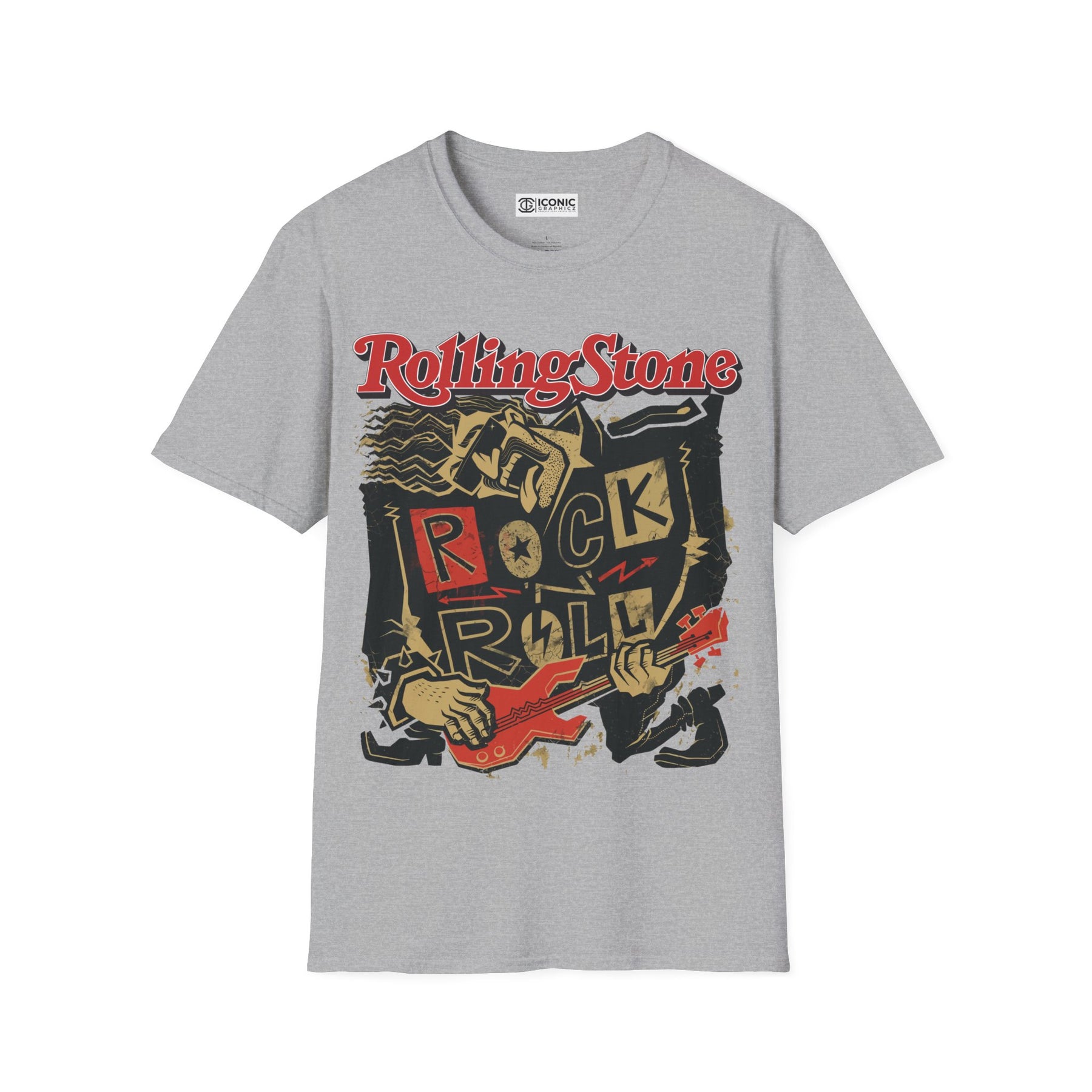 Rolling Stones T-Shirt - IGZ Clothing  - Rolling Stones Unisex Softstyle T-Shirt Best Price 26 at IGZ Clothing