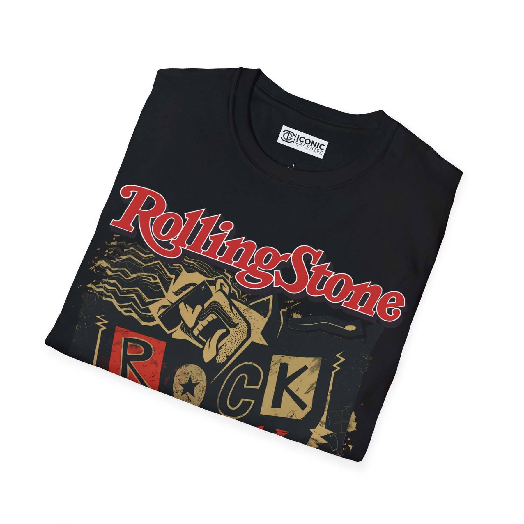 Rolling Stones T-Shirt - IGZ Clothing  - Rolling Stones Unisex Softstyle T-Shirt Best Price 26 at IGZ Clothing