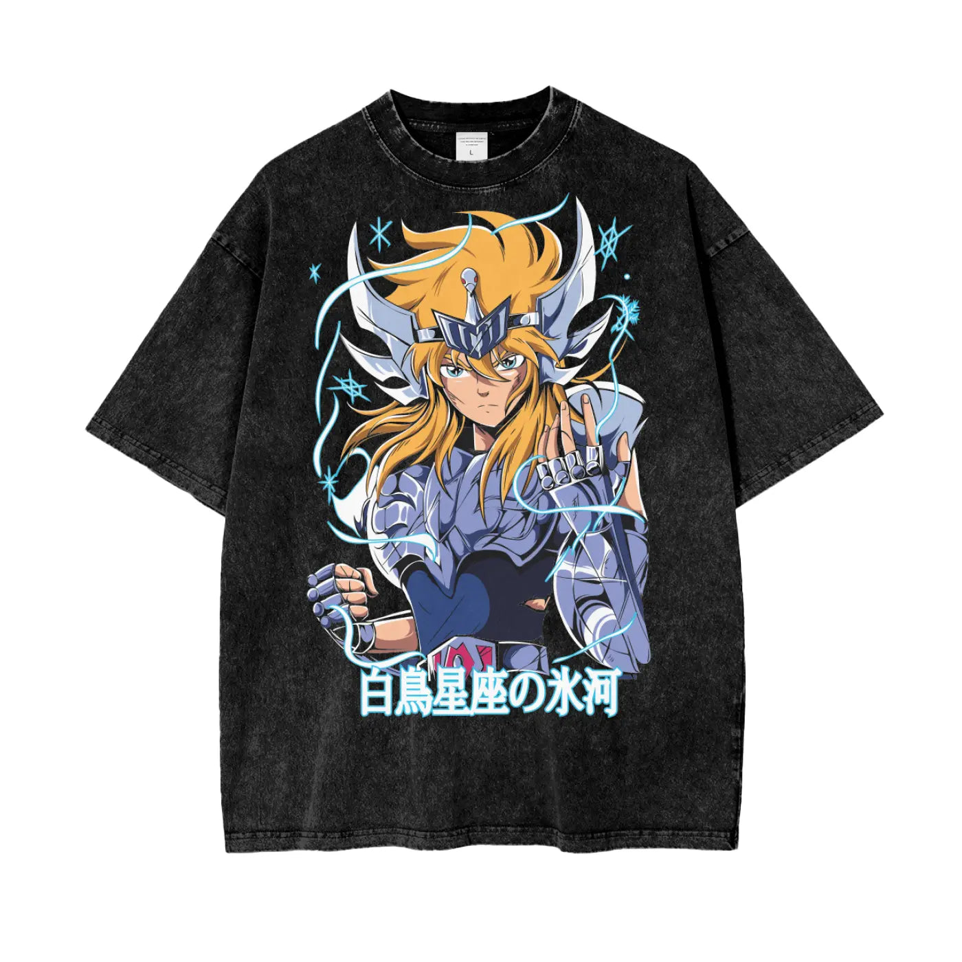 Saint Seiya Oversize Snow Washed T-Shirt ODMPOD