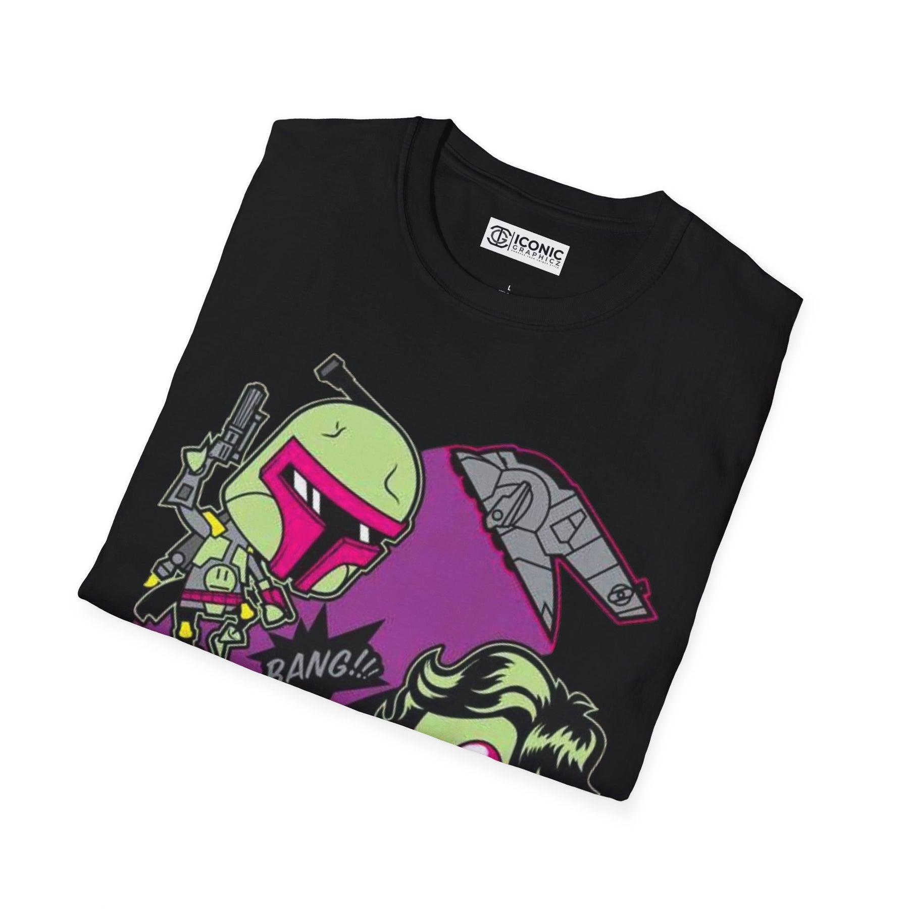 Star Wars T-Shirt - IGZ Clothing  - Star Wars-Invader Zim Unisex Softstyle T-Shirt Best Price 26 at IGZ Clothing
