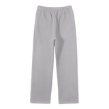 Streetwear Unisex Solid Color Fleece Straight Leg Pants ODMPOD