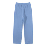 Streetwear Unisex Solid Color Fleece Straight Leg Pants ODMPOD
