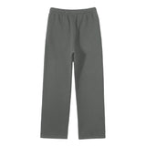 Streetwear Unisex Solid Color Fleece Straight Leg Pants ODMPOD