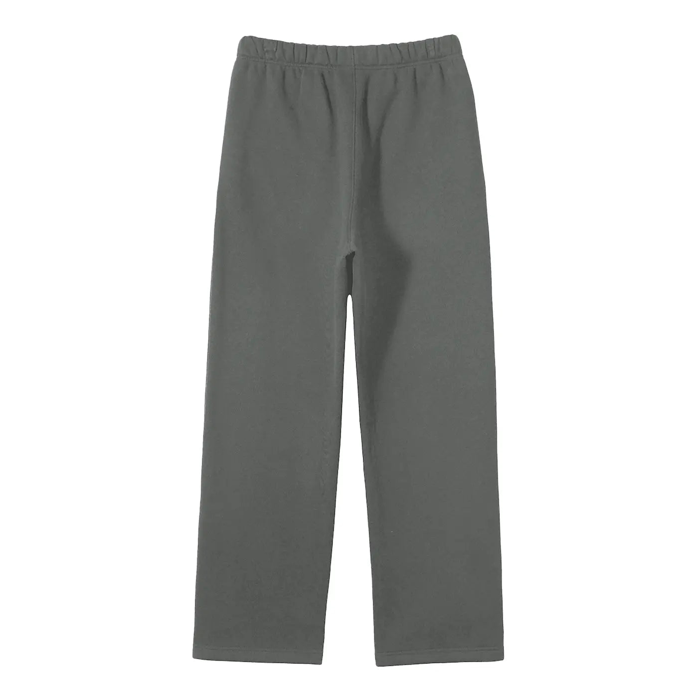 Streetwear Unisex Solid Color Fleece Straight Leg Pants ODMPOD
