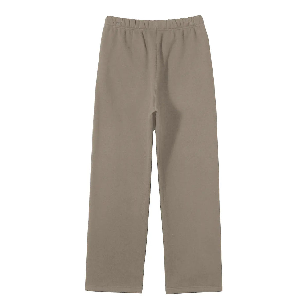 Streetwear Unisex Solid Color Fleece Straight Leg Pants ODMPOD