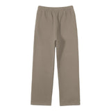 Streetwear Unisex Solid Color Fleece Straight Leg Pants ODMPOD