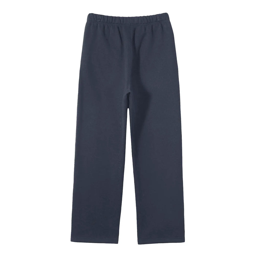 Streetwear Unisex Solid Color Fleece Straight Leg Pants ODMPOD