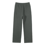 Streetwear Unisex Solid Color Fleece Straight Leg Pants ODMPOD