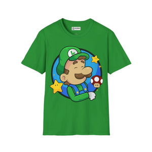 Super Mario Luigi T-Shirt Printify