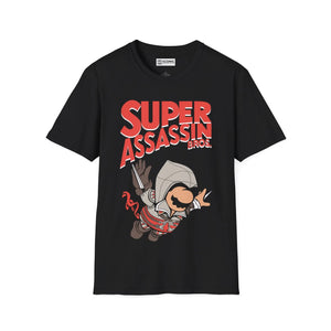 Super Mario assassin creed T-Shirt Printify