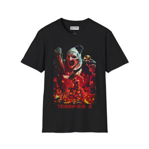 Terrifiers T-Shirt - IGZ Clothing - Terrifier Unisex Softstyle T-Shirt Best Price 26 at IGZ Clothing