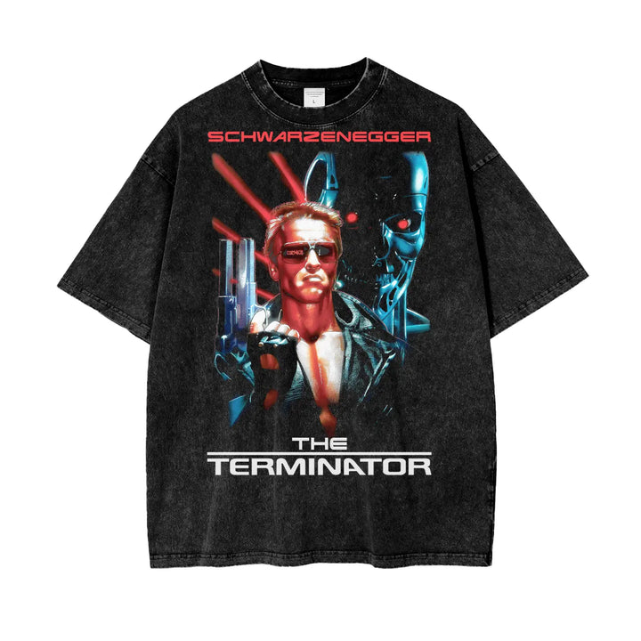 The Terminator Oversize Snow Washed T-Shirt ODMPOD