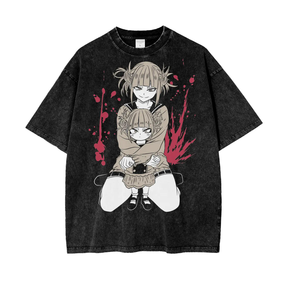 Toga My hero academia Oversize Snow Washed T-Shirt ODMPOD