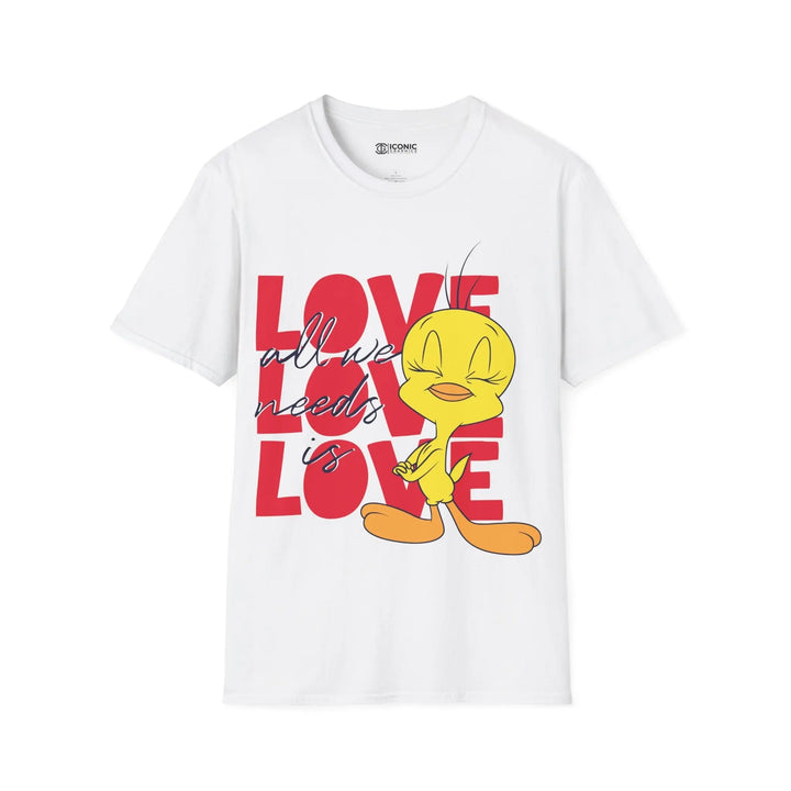 Tweety Looney Toons T-Shirt - Cute Cartoon Design Printify