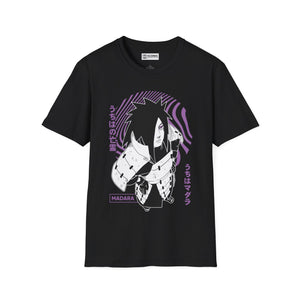 Uchiha Madara Naruto T-Shirt - IGZ Clothing - Uchiha Madara Unisex Softstyle T-Shirt Best Price 26 at IGZ Clothing