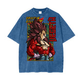 Vegeta SS4 Dragonball GT Snow Washed T-Shirt ODMPOD