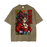 Vegeta SS4 Dragonball GT Snow Washed T-Shirt ODMPOD
