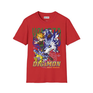 YAMATO X GARURUMON Digimon T-Shirt Printify