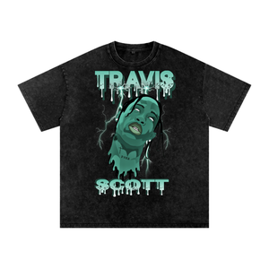 Travis Scott Acid Wash Oversize T-Shirt