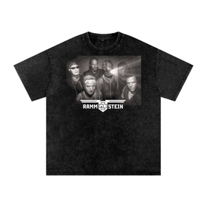 Ramm Stein Acid Wash Oversize T-Shirt