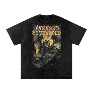 Avenged Sevenfold Acid Wash Oversize T-Shirt