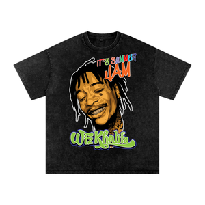 Wiz Khalifa Acid Wash Oversize T-Shirt