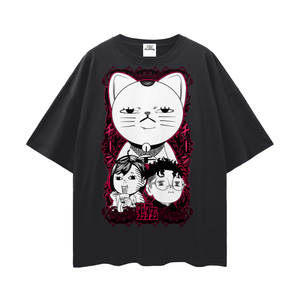 Turbo Granny Dandadan Streetwear Loose Drop Shoulder T-Shirt