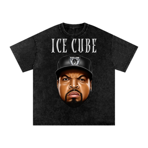 Ice Cube Acid Wash Oversize T-Shirt