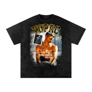 Tupac Shakur Acid Wash Oversize T-Shirt