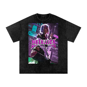 Metallica Acid Wash Oversize T-Shirt