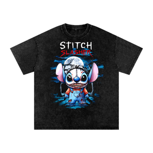 Stitch Acid Wash Oversize T-Shirt