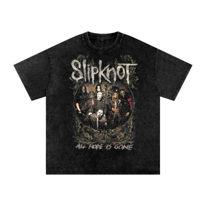 Slipknot Acid Wash Oversize T-Shirt