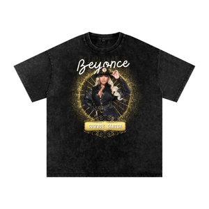 Beyonce Cowboy Carter Acid Wash Oversize T-Shirt