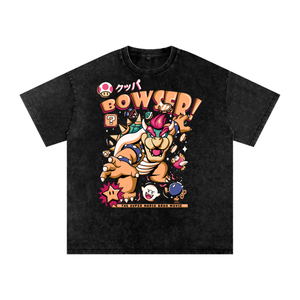 Bowser Acid Wash Oversize T-Shirt