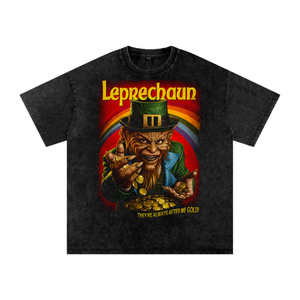 Leprechaun Acid Wash Oversize T-Shirt