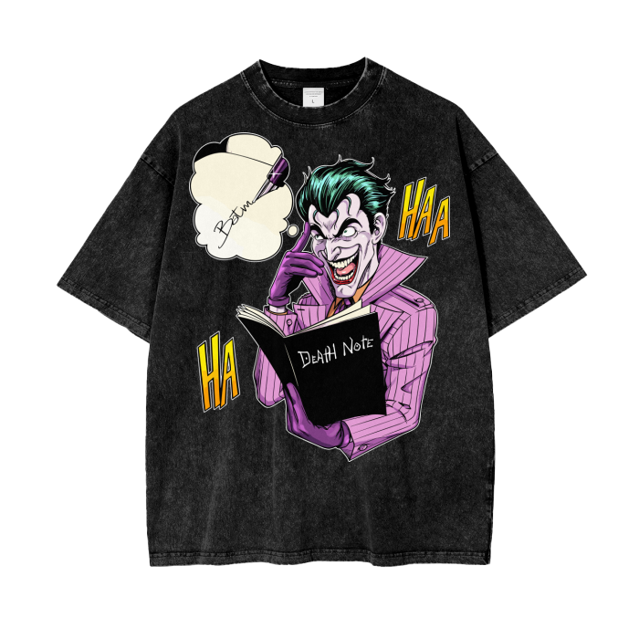 The Joker Oversize Snow Washed T-Shirt ODMPOD