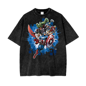 Avengers Oversize Snow Washed T-Shirt ODMPOD