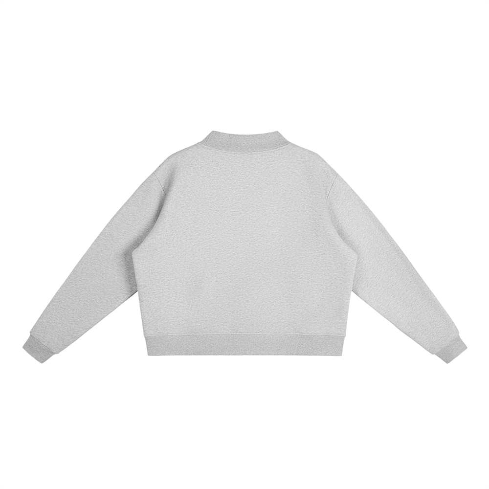 Shin Sakamoto Days Essential Fleece Mid-Neck Crew Sweatshirt