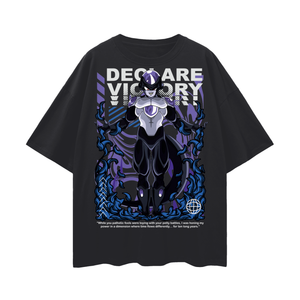 Black Frieza Dragon ball Super Oversize Deep Drop Shoulder Tee