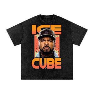 Ice Cube Acid Wash Oversize T-Shirt