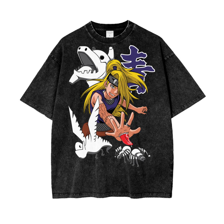 diedara Oversize Snow Washed T-Shirt ODMPOD