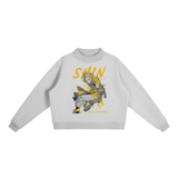 Shin Sakamoto Days Essential Fleece Mid-Neck Crew Sweatshirt