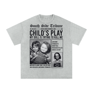Chucky Acid Wash Oversize T-Shirt