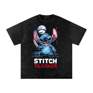 Stitch Acid Wash Oversize T-Shirt