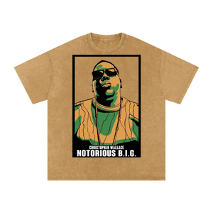 Notorious BIG Acid Wash Oversize T-Shirt