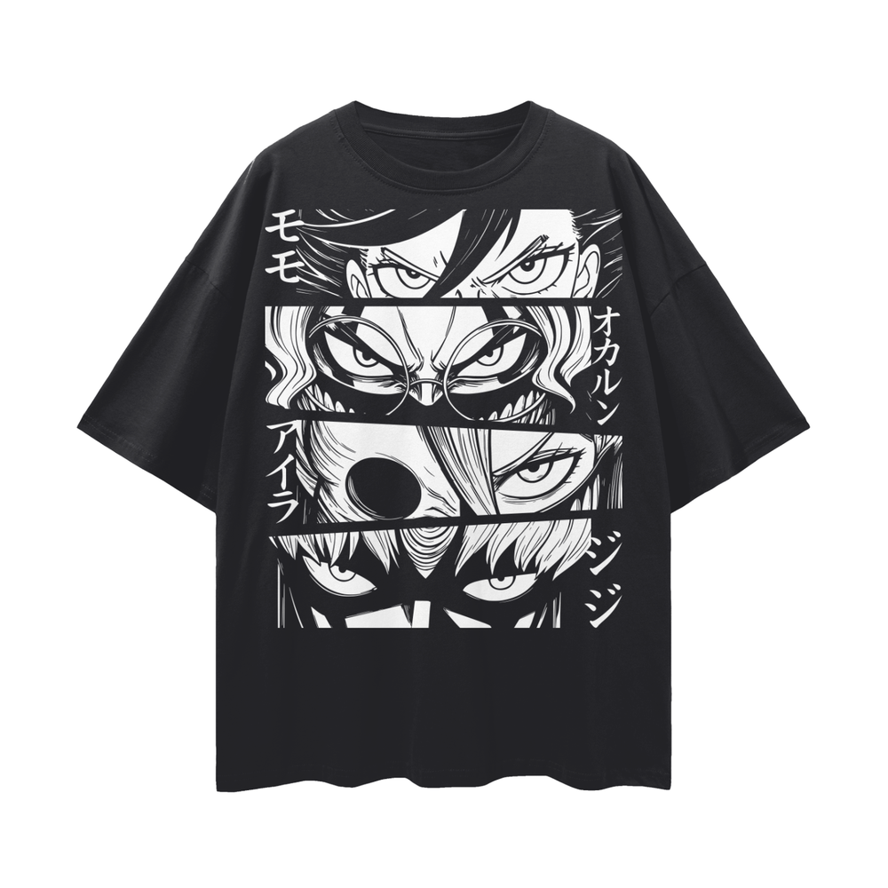 Dandadan Streetwear Loose Drop Shoulder T-Shirt