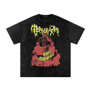 Terror Acid Wash Oversize T-Shirt