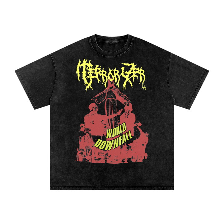 Terror Acid Wash Oversize T-Shirt